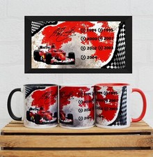 Michael Shumacher Mug, Ferrari Mug, F1 Mug, F1 Gifts, Ferrari Gifts