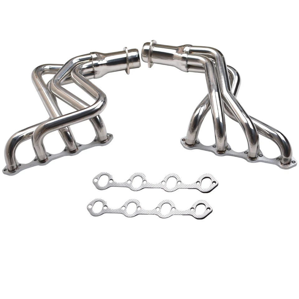 Cabezales colector de escape de acero inoxidable para Ford F100 1969-79 tracción trasera 302 W 5,0 L V8 Foto 2 de 4