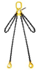 G80 8mm Alloy Lifting Chain Sling 2 Leg 1mtr CRANE LIFTING GEAR SLING 3.5T WLL