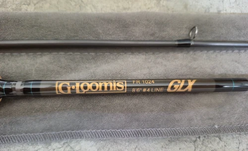 G.Loomis GLX FR 1024 8'6" #4 Line Fly Fishing Pole 2-piece w/ Carry Case