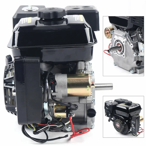 Motore Orizzontale Avviamento Elettrico 212cc 4 Tempi 7,5 HP Go Kart Motore Gas - Foto 6 di 17