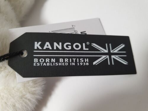 KANGOL Faux Fur Beanie Hut Mütze Anglerhut Fischerhut Schwarz Weiß Unisex NEU - Bild 3 von 16