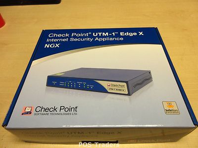 CHECK POINT CPUTM-EDGE-XG8-US Edge X8 8 User Appliance UTM-1 SBX-166LHGE-5 NEW