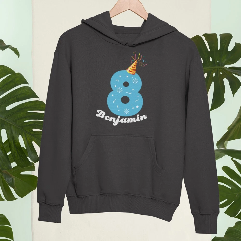 Personalised Custom Your Name Birthday Date Hoodie Friends Family Love Gifts