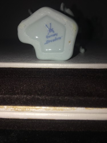 Rare Vintage Dresden Angles Rare Blueish 1940’s Germany Kneeling - Picture 12 of 12