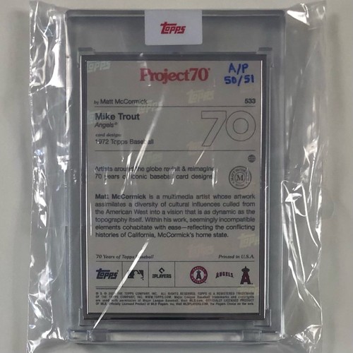 2021 Topps Project 70 Artist Proof #/51 Hand-numbered (You Pick) Ohtani, Judge.. - Picture 59 of 60