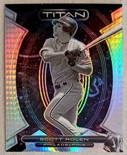 2023 PANINI CHRONICLES TITAN HYPER PRIZE PARALLEL CARD #22 SCOTT ROLEN PHILLIES