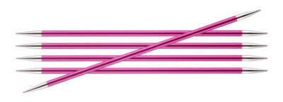 KnitPro ZING Nadelspiel Aluminium bunt beschichtet | 15cm oder 20cm zur Auswahl