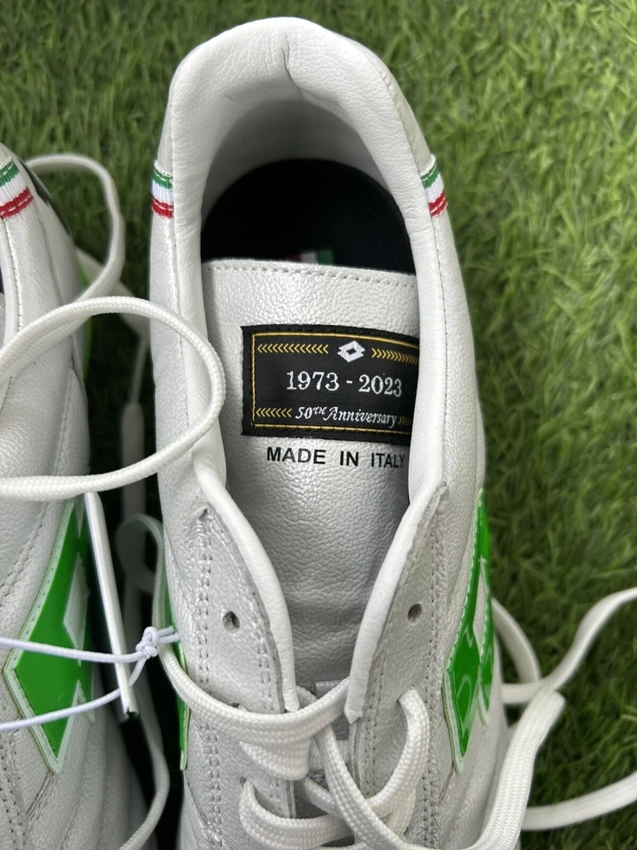 Lotto Stadio OG Icons 50 Years Anniversary Mens Leather Soccer Cleats Size 7 - Image 3 of 4