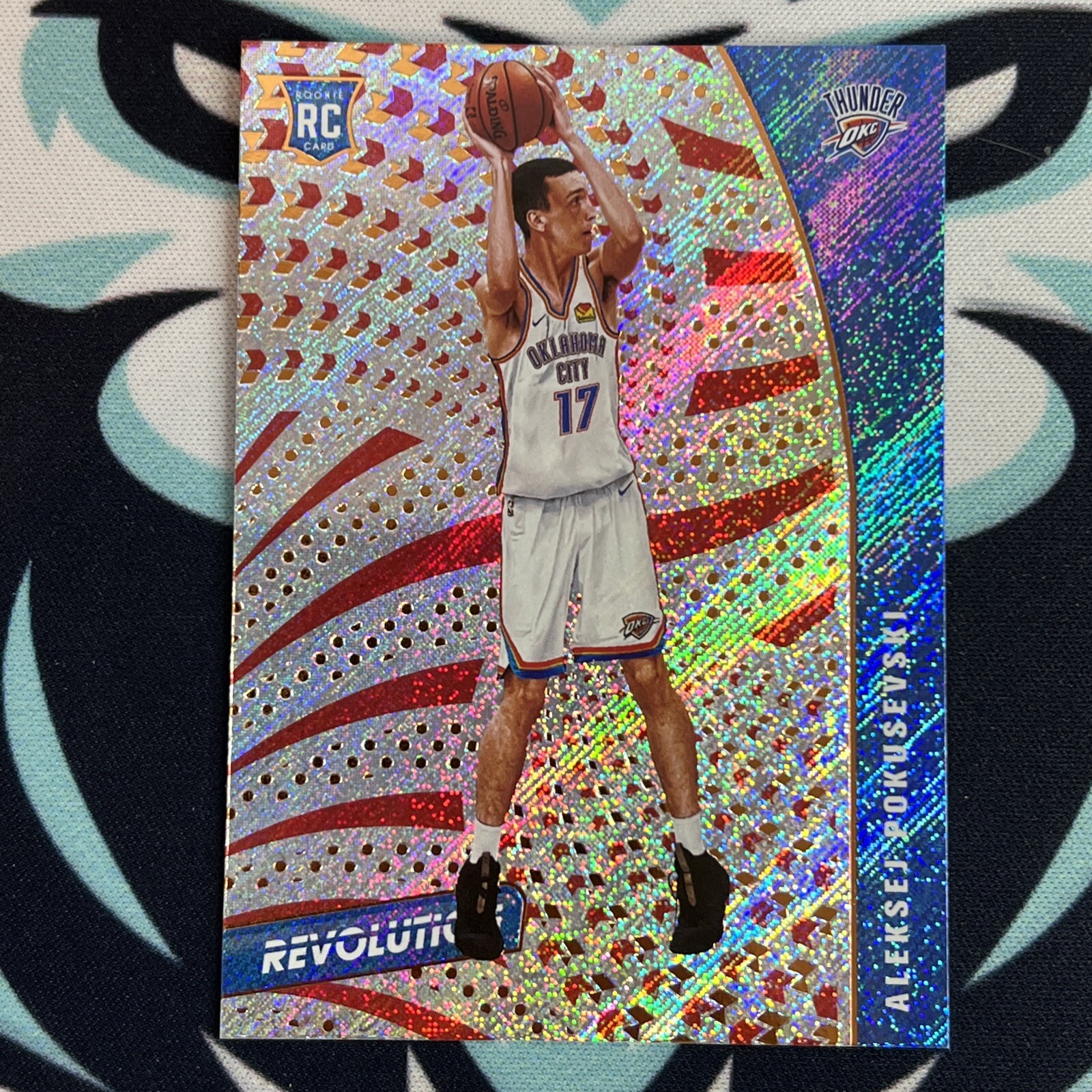 2020-21 Panini Revolution Aleksej Pokusevski Rookie #132 Oklahoma City Thunder