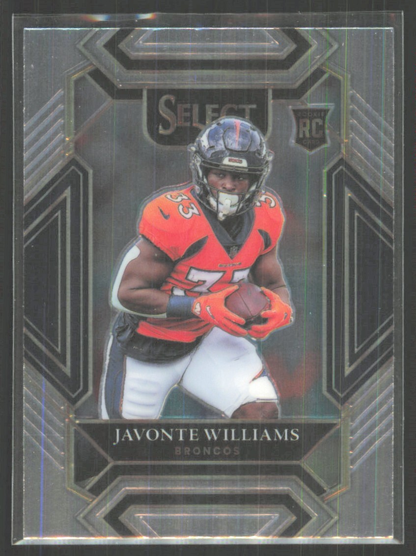 2021 Panini Select Club Level Javonte Williams Rookie #257