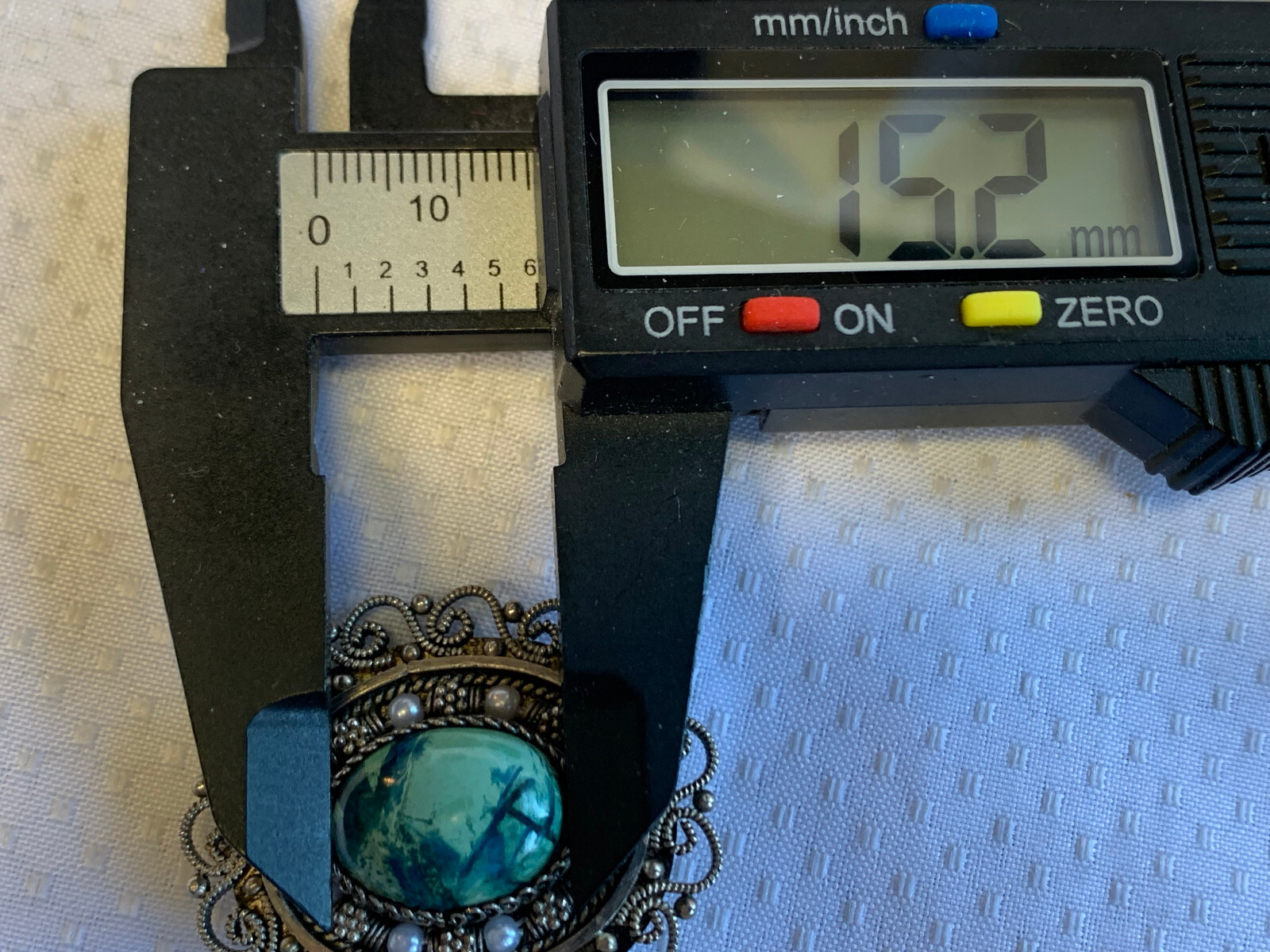 Sterling Silver Brooch 11g Fine Jewelry Eilat Stone Israel Pearl Scatter Pin