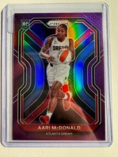 K146,089 - 2021 Panini Prizm WNBA Prizms Purple #91 Aari McDonald #/99