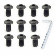 10X 1/4" Mushroom Hex Head Allen Screw Bolt fr Tripod Camera Mount Rig Hardware