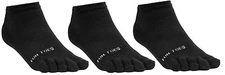 FUN TOES Women's Cotton Toe Socks 3 pack size 9 11 for toes shoes yoga sports