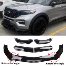 Front Bumper Lip Body Kit Spoiler For Ford Explorer ST Sport 2010 2012-2025