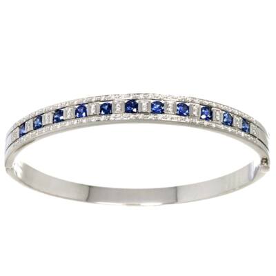 BELLE ÉPOQUE Sapphire Bracelet 18K WG DAMIANI Belle Epoque Sapphire Diamond Bracelet 18K WG 750 90274142