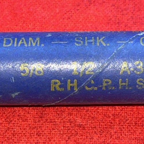PUTNAM 5/8" HI-SPEED FOUR FLUTE SINGLE-END MILL MACHINIST TOOL 1/2" SHK (k37) - Picture 5 of 5