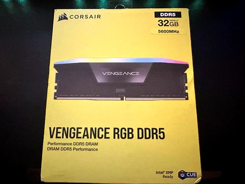 NEW CORSAIR Vengeance RGB 32GB (2 x 16GB) 288-Pin PC RAM DDR5 5600Mhz Memory