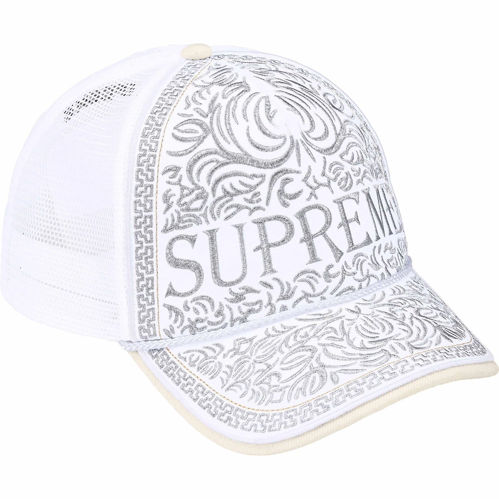 Supreme Vaquero Dos Maille 5 Panneaux Blanc   PRÊT À EXPÉDIER