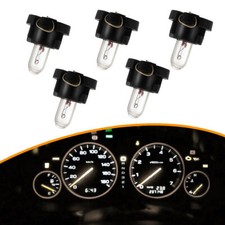 5Pcs T3 12V LED Bulbs Car Interior Wedge Light Dashboard Indicator Warming Lamps