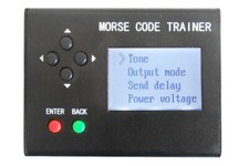 Morse Code Trainer Shortwave Radio Telegraph CW Key Learning Radio with Power