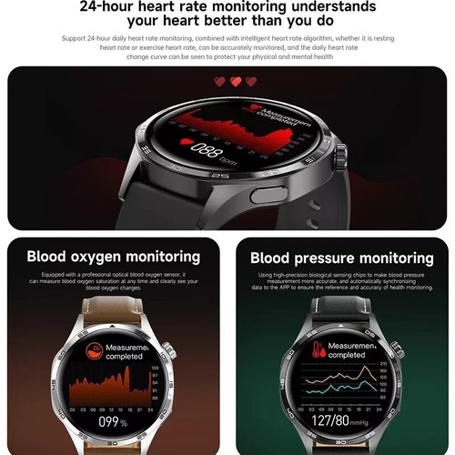 GT5 PRO Smart Watch Men Watch 5 Pro AMOLED HD Screen Bluetooth Call GPS Trajecto - Picture 2 of 14