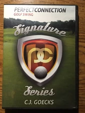 Perfect Connection Golf Swing ,Signature Series, C.J. Goecks DVD 3 Disc Set
