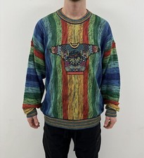 Vintage 1990s 90s Carlo Colucci Sweater Multicolor Rare size 54