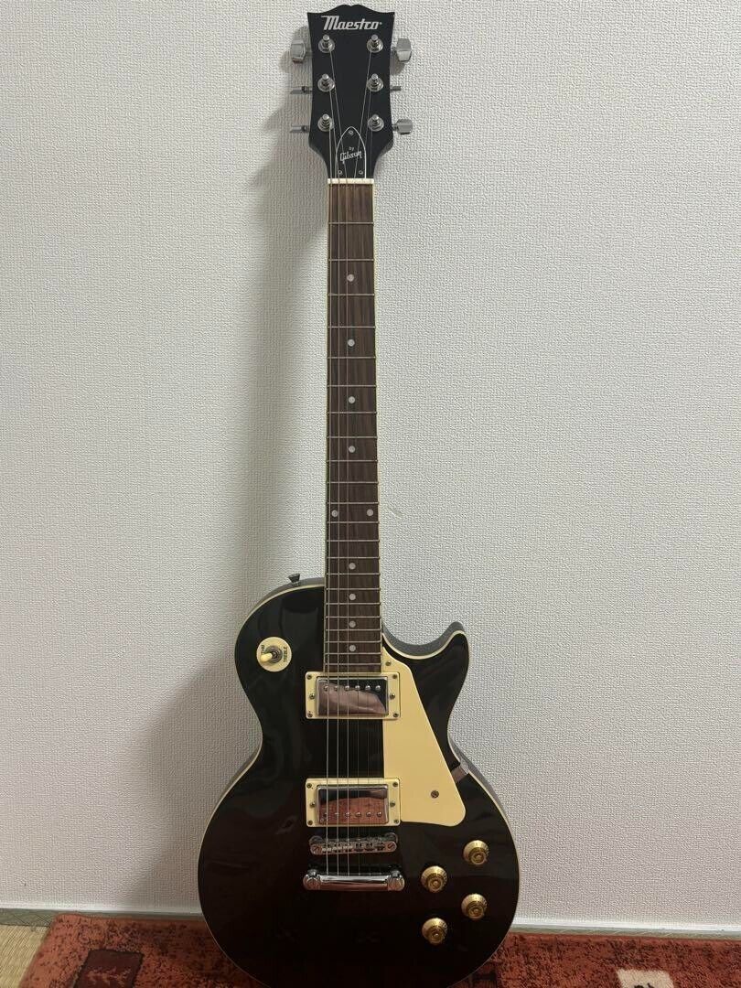 Maestro By Gibson Standard Les Paul Electric Guitar Black | eBay Maestro By Gibson Standard Les Paul Electric Guitar Black | eBay