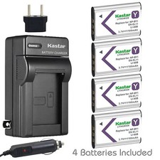 NP-BY1 EN-EL11 LI-60B Battery  Travel Charger for Nikon Coolpix S550 560