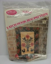 Vintage NOS WonderArt Latch Hook Rug or Wall Hanging Pattern 20x27 "Folklore"