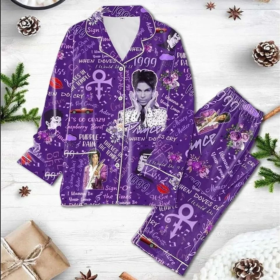 Pri*nce Purple Pajamas Set