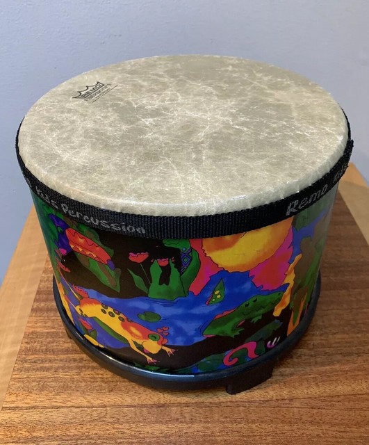 Remo Kid S Percussion Floor Tom Drum Jungle Rain Forest Design 10