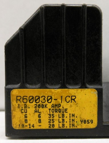 BUSSMANN BUSS R60030-1CR FUSEBLOCK NUEVO - Imagen 5 de 5