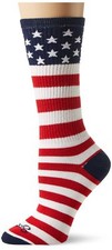 Men's Flag Socks White Large/X-Large
