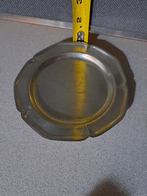 Vintage International Pewter Simple Tray Stamped 277 38 #453bin Pewter