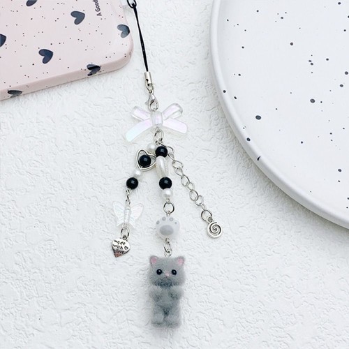 Phone Strap 3D Kitten Mobile Phone Chain Cat Cell Phone Charm Jewelry Gift - 第 17/17 張圖片