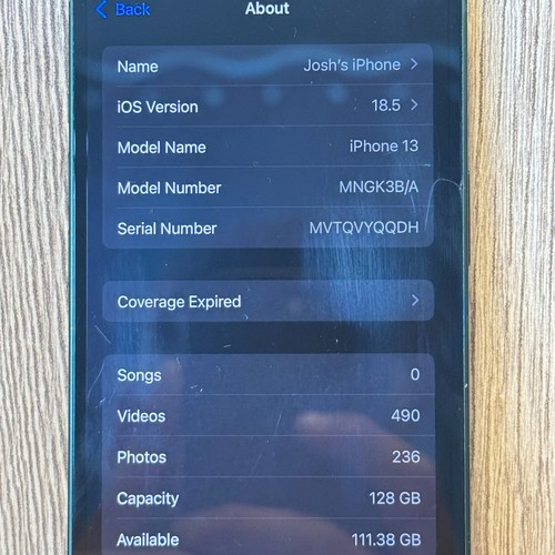 Apple iPhone 13 With 128 GB Battery Health 87% Unlocked to All Networks, Green - Zdjęcie 11 z 11