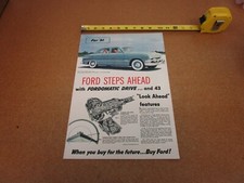 1951 Ford Custom Deluxe Victoria Sales Brochure Big 4 Pg Original Literature 1951 Ford Custom Deluxe Victoria Sales Brochure Big 4 Pg Original Literature