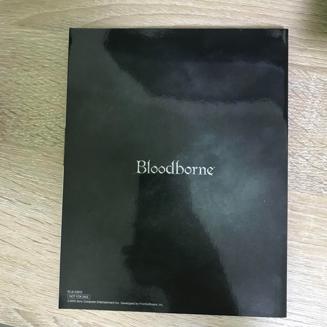 PS4 Bloodborne The Old Hunter's Edition Bluray Guide book