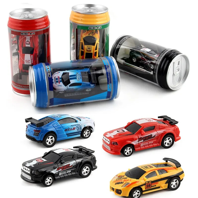 1/58 Hot Sales Remote Control Car Coke Can Mini RC Car Micro Racing Car