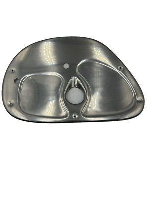 Curved Silver Plastic Correct Craft Ski Boats Dash Panel 16-1/2'' x 10-7/8''
