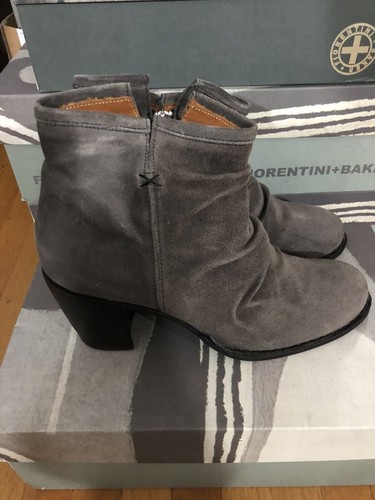 Fiorentini + Baker Ecci Ankle Boot Size 40 Suede Brand New $420 - Picture 5 of 6
