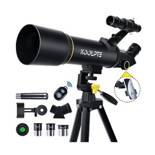 Telescope, 70mm Aperture 400mm AZ Mount Astronomical Refracting Telescope 20...