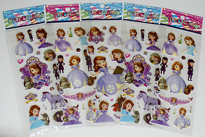 Princess Sofia The First Stickers Party Bag Fillers Girls Gift Stationery