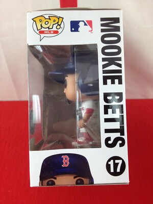 Funko POP! MLB Mookie Betts #17 Vinyl Figure Boston Red Socks