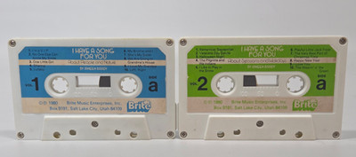  I Have a Song For You  Vol 1 & 2 by Janeen Brady CASSETTE About People & Season