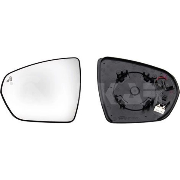Alkar 6427882 Spiegelglas AußEnspiegel FüR Peugeot Citroen 5008 3008 C5 Mc Mr-image