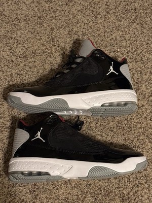 Nike Air Jordan Max Aura 2 Black White Wolf Grey Red CK6636-006 Mens Size